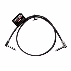 Ernie Ball P06410, 6,35 mm, Mâle, 6,35 mm, Mâle, 0,6 m, Noir