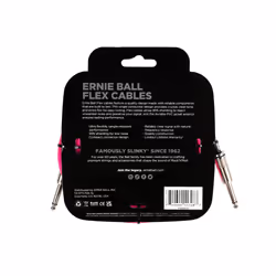 Ernie Ball Câble Instrument Flex Droit/Droit 3m - Rose