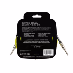 Ernie Ball Câble Instrument Flex Droit/Droit 3m - Vert