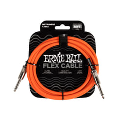 Ernie Ball Câble Instrument Flex Droit/Droit 3m - Orange