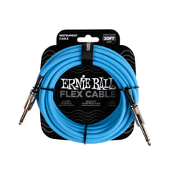 Ernie Ball Câble Instrument Flex Droit/Droit 6m - Bleu