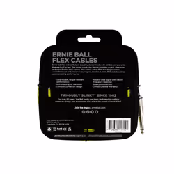 Ernie Ball Câble Instrument Flex Droit/Droit 6m - Vert