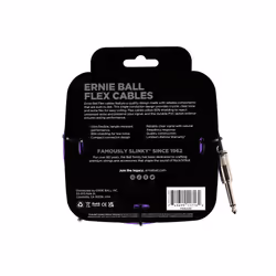 Ernie Ball Câble Instrument Flex Droit/Droit 6m - Violet