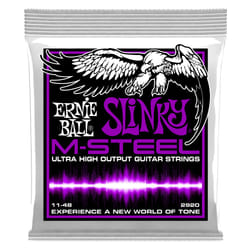 Ernie Ball Power Slinky M-Steel Electrique 6 pièce(s) Acier Guitare