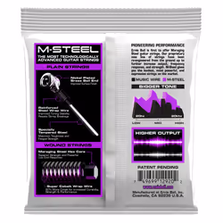 Ernie Ball Power Slinky M-Steel Electrique 6 pièce(s) Acier Guitare