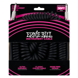 Ernie Ball P06044 câble audio 9,14 m 6,35 mm Noir