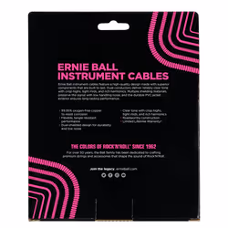 Ernie Ball P06044 câble audio 9,14 m 6,35 mm Noir