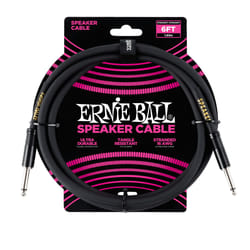 Ernie Ball P06072 câble audio 1,83 m 6,35 mm Noir