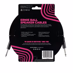 Ernie Ball P06072 câble audio 1,83 m 6,35 mm Noir