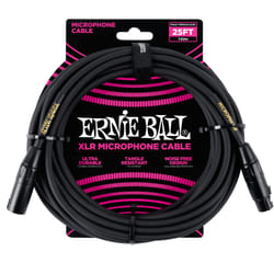 Ernie Ball P06073 câble audio 7,62 m XLR Noir