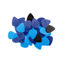 Ernie Ball P09133 médiator 50 pièce(s) Nylon Noir, Bleu, Gris clair
