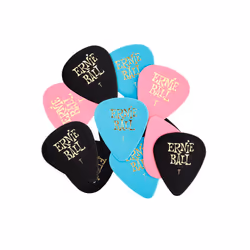 Ernie Ball P09176, Celluloïd, Multicolore, Monochromatique, Standard, 0,46 mm, 12 pièce(s)