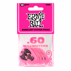 Ernie Ball P09179 médiator 12 pièce(s) Delrin Rose