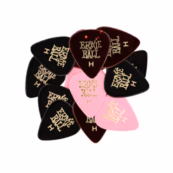 Ernie Ball P09180, Cellulose, Couleurs assorties, Monochromatique, Standard, Sac, 12 pièce(s)
