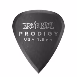 Ernie Ball P09199, Noir, Monochromatique, Standard, Extra lourd/épais, 1,5 mm