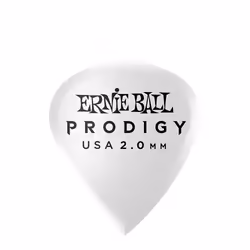 Ernie Ball P09203, Duralin, Blanc, Monochromatique, Standard, Moyen, 2 mm