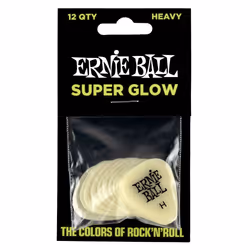 Ernie Ball P09226 médiator 12 pièce(s) Cellulose Jaune