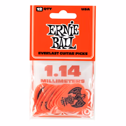 Ernie Ball P09194 médiator 12 pièce(s) Delrin Rouge