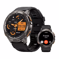 KOSPET Montre connecté Homme T3 Montres Connectée Sport 50m Etanche 45+ jours Répondre/appeler SommeilTracker dActivit- Noir