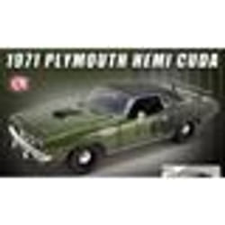 Voiture Miniature de Collection - ACME - PLYMOUTH Hemi Cuda - 1971 - Ivy Green / Black - 1/18