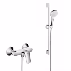 Profitez de toutes les technologies innovantes de Hansgrohe sur cet ensemble de douche avec Set de douche Mitigeur Logis + Do ...