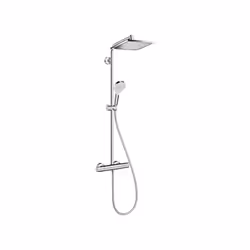 Profitez de toutes les technologies innovantes de Hansgrohe grâce au modèle emblématique Showerpipe Crometta E 240 1 jet. Le ...