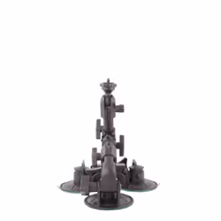 Delkin Fat Gecko Triple Mount, Noir, 1/4-20"