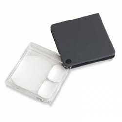 Carson MagniFlip Plus loupe 7x Noir, Transparent