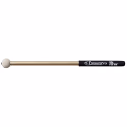 Vic Firth MT2A, Mallets, Aluminium, Noir, Or, Blanc, Feutrine, Rond, Dur