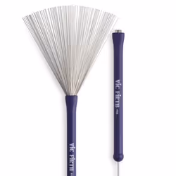 Vic Firth Heritage Brush, Baguettes balais, Violet, 1,34 cm
