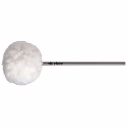 Vic Firth VicKick Beaters, mousse, Toison, Chrome, Blanc, 206,4 mm