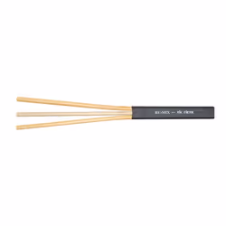 Vic Firth RE·MIX Brushe, Baguettes balais, Gris, Bois, Rond