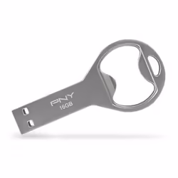 PNY P-FDU16GBOP-GES3, 16 Go, USB Type-A, 2.0, Sans capuchon, Métallique