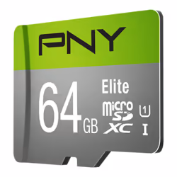 PNY Elite 64 Go MicroSDXC Classe 10