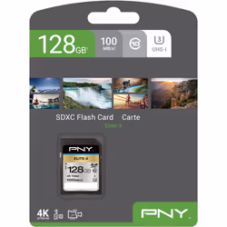PNY Elite-X 128 Go SDXC UHS-I Classe 10
