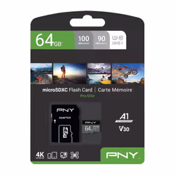 PNY PRO Elite 64 Go MicroSDXC UHS-I Classe 10 - Vue supplémentaire 4