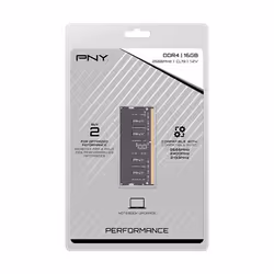 PNY MN16GSD42666 module de mémoire 16 Go 1 x 16 Go DDR4 2666 MHz