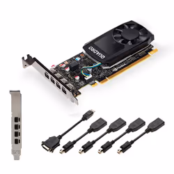 PNY VCQP620V2-PB, Quadro P620 V2, 2 Go, GDDR5, 128 bit, 5120 x 2880 pixels, PCI Express x16 3.0
