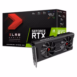 PNY RTX 3050 8 GB XLR8 Gaming REVEL EPIC-X RGB Dual Fan Edition NVIDIA GeForce RTX 3050 8 Go GDDR6 - Vue supplémentaire 4