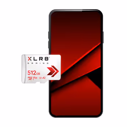 PNY XLR8 512 Go MicroSDXC UHS-I Classe 10 - Vue supplémentaire 4