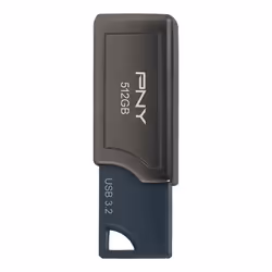 PNY PRO Elite V2 lecteur USB flash 512 Go USB Type-A 3.2 Gen 2 (3.1 Gen 2) Noir