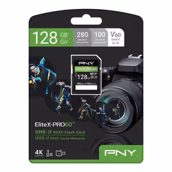 PNY EliteX-PRO60 128 Go SDXC UHS-II Classe 10 - Vue supplémentaire 4
