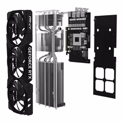 PNY GeForce RTX 4070 Ti Super 16 GB OC LED TF NVIDIA 16 Go GDDR6X - Vue supplémentaire 8