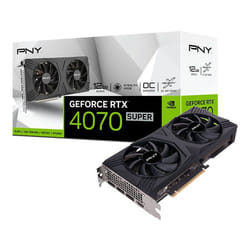 PNY GeForce RTX 4070 SUPER VERTO Overclocked Dual Fan DLSS 3 NVIDIA 12 Go GDDR6X