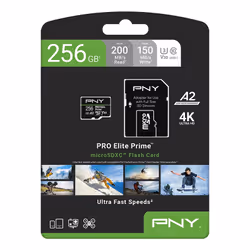 PNY PRO Elite Prime 256 Go MicroSDXC UHS-I Classe 10 - Vue supplémentaire 8