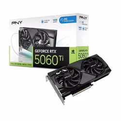 PNY - Carte graphique - GeForce RTX™ 5060 Ti - 16GB - Overclocked Dual Fan DLSS 4