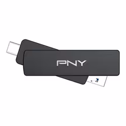 PNY DUO LINK V3 lecteur USB flash 2 To USB Type-A / USB Type-C 3.2 Gen 2 (3.1 Gen 2) Noir - Vue supplémentaire 3