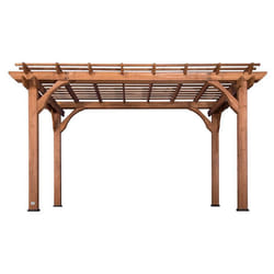 Backyard Discovery Pergola en Bois 305 x 426 cm Abri de Terrasse Autoportant pour le Jardin Tonnelle Extérieur - Pavillon de
