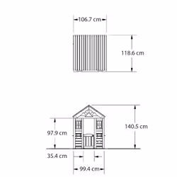 Backyard Discovery Playhouse Timberlake - Vue supplémentaire 12