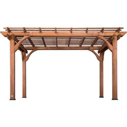 Pergola Bois, 100% Bois de Cèdre - Pergola Terrasse 305x472cm - Pergola Jardin Facile à Assembler - Pergola Autoportée au Design Luxueux, Espace